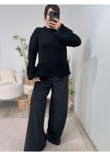 Siyah Dokulu Geçiş Detaylı Belis Kazak fiyatları