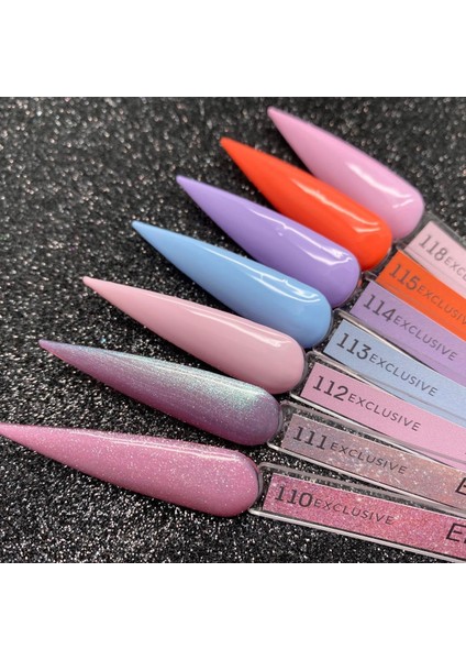 Kalıcı Oje Exclusive Seri Parıltılı Cazibeli Pembe Nude 10GR NO:110