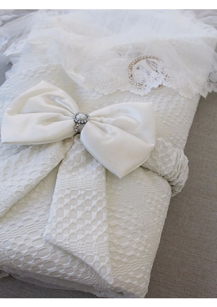 Yenidoğan Erguvan Kenar Fistolu Kundak Bebek Battaniyesi modelleri