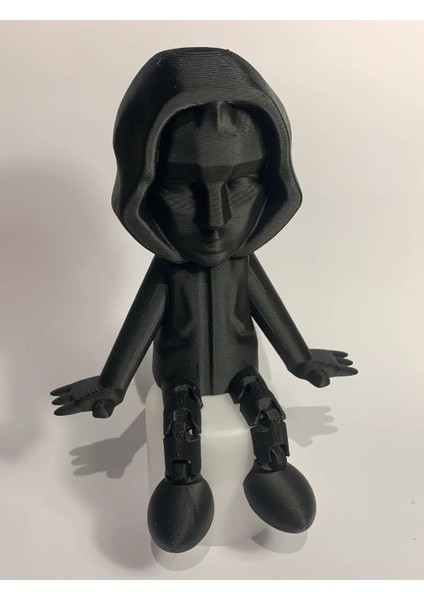 Eklemli Mini Front Man Squid Game Front Man Figürü Squid Game Biblo 10 cm