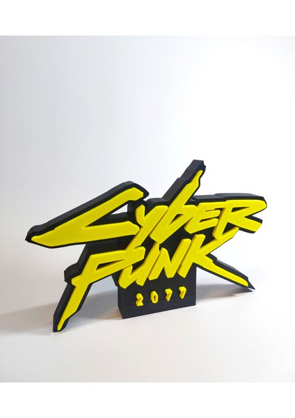 Cyberpunk Oyun Logo Figür modelleri