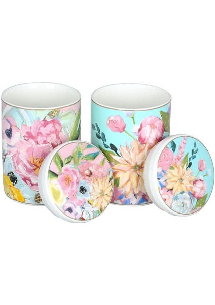 Peony Bone 2lı Kavanoz Setı 600 ml modelleri