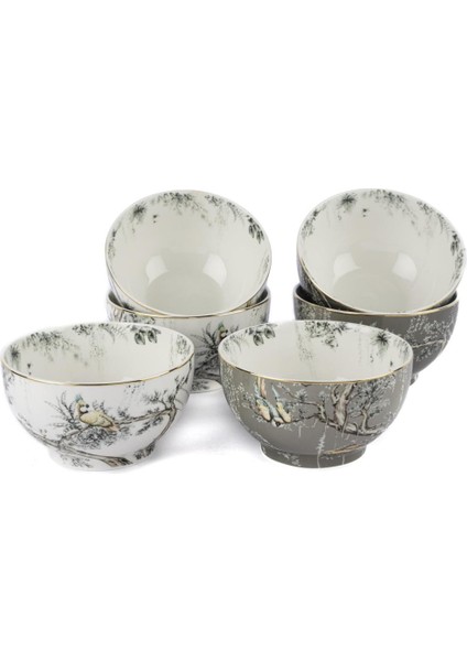 Plomo 6’Lı Kase 13 X 7 Cm