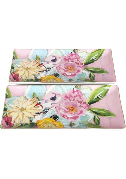Peony Bone 2lı Servıs Tabağı 27CM fiyatları