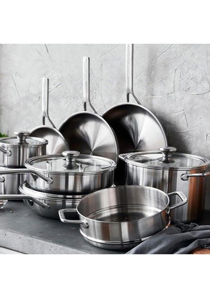Merten & Storck 14 Parça Çelik Pişirme Seti 0885837026986 fırsatları