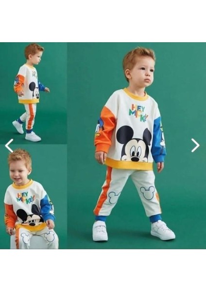 Mickey Çok Renkli Alt Üst Takım 220101