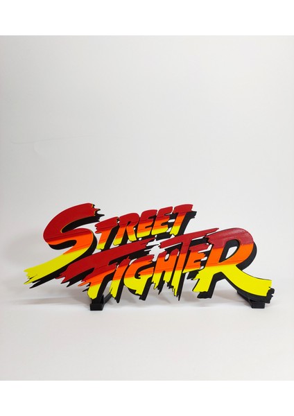 Street Fighter Oyun Logo Figür