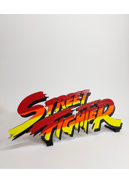 Street Fighter Oyun Logo Figür modelleri
