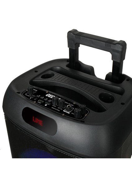 GD-1203 Dijital LED Göstergeli Fm Radyolu Mikrofonlu Rgb Tws 12 İnç Stereo Bass Kablosuz Karaoke indirimleri