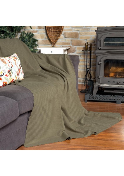 Latuda Home Mikrofiber Şönil Fitilli Minimalist Tekli Koltuk Örtüsü - 110 x 175 cm ,2 Adet Çift Taraflı, Kaymaz, Terletmez Kapuçino