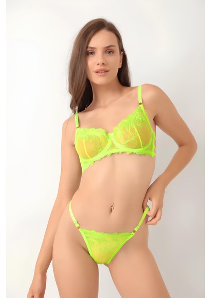 Desenli Balenli Bralet Takımı Love Secret 1026 modelleri