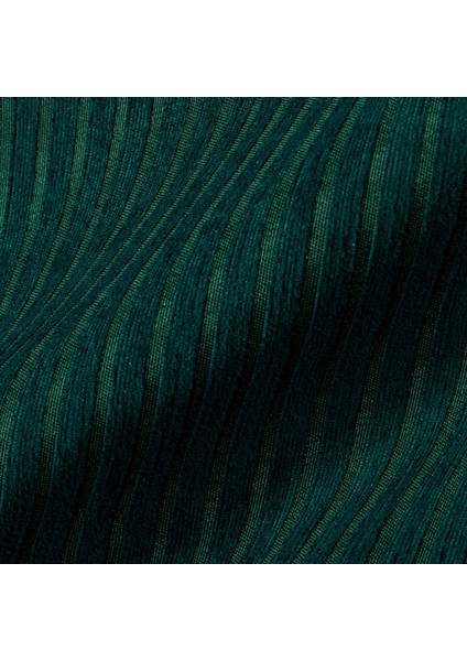 Mikrofiber Şönil Fitilli Minimalist Tekl Koltuk Örtüsü - 110 x 175 cm ,2 Adet Çift Taraflı, Kaymaz, Terletmez Zümrüt