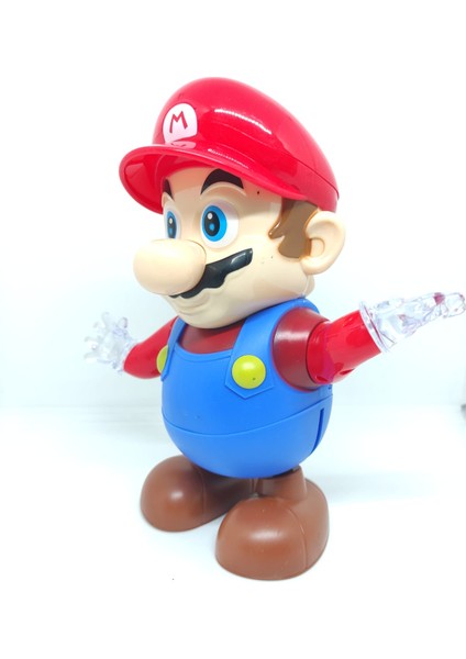 Super Mario Dansçı Sesli Işıklı Robot Oyuncak 20 cm
