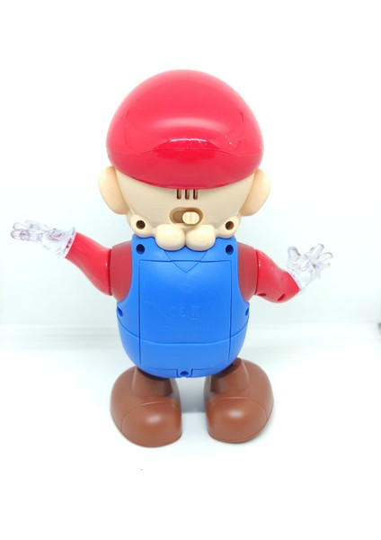 Super Mario Dansçı Sesli Işıklı Robot Oyuncak 20 cm