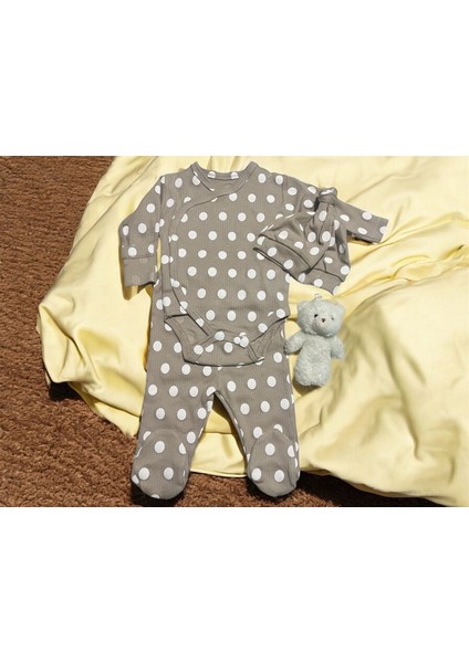 H&f De Ropa Bebek Zibin 3lü Çıtçıtlı Takım