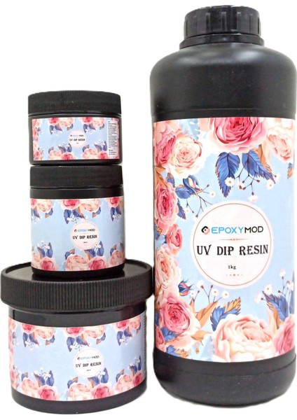 Uv Reçine Epoksi Şeffaf Deep Type Wire Arts Tel Çiçek , Taç Yapımına Uygun Uv Deep Resin 100 gr