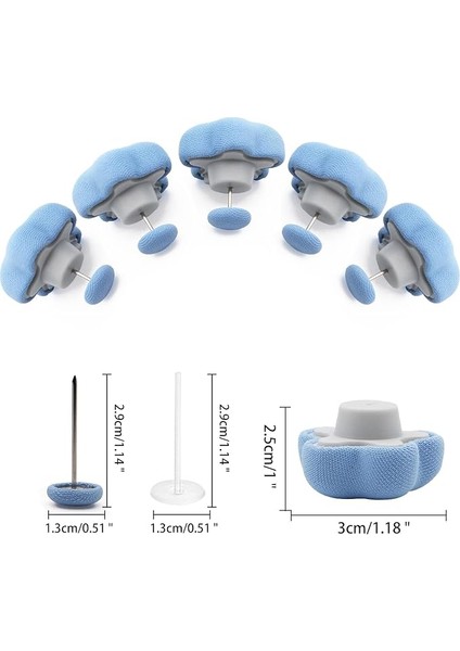 Nevresim Iğnesi Bez Kaplama 16 Adet Yıldız Şeklinde 4x4 Renk Takım Halinde Nevresim Sabitleyici fırsatları