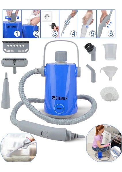 Alman Easyfix Series Profesyonel Buharlı Temizleyici Buharlı Temizlik Makinesi