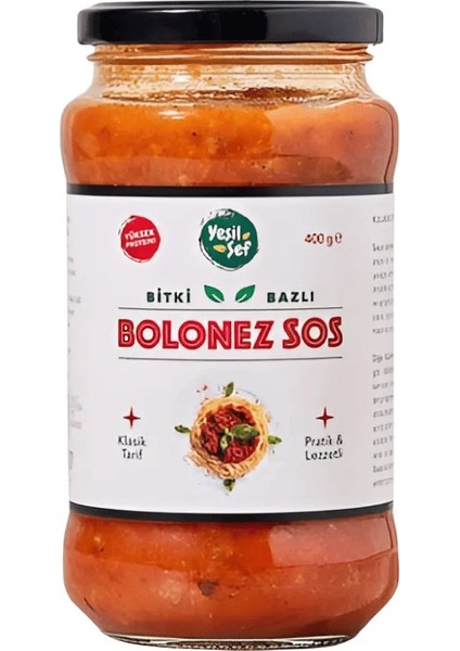 Bitki Bazlı Bolonez Sos 400 gr