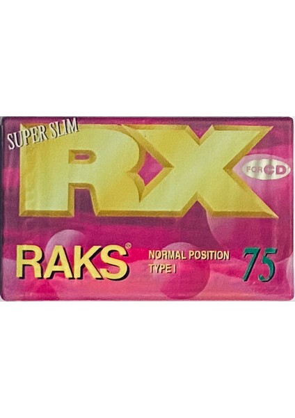 Rx 75 Boş Teyp Kaset