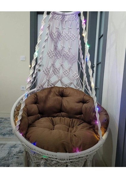 Makrome Salıncak Minderi Rengî (Sadece Minder)