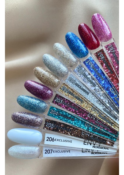 Kalıcı Oje Exclusive Parlak Simli Koyu Mor 10 gr No:203 fiyatları