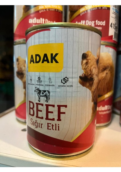 Sığır Etli Köpek Konserve Mama 415*15