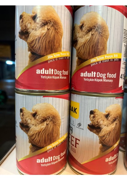 Sığır Etli Köpek Konserve Mama 415*15