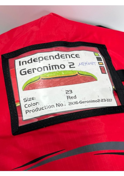 Independence Geronimo 2 Yamaç Paraşütü Red