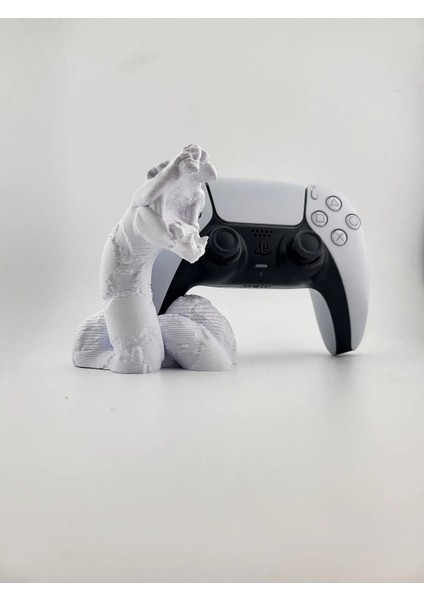 Taşlaşmış Yılan Model Ps5 Ps4 ve Xbox Dualsense Kol Standı Joystick Kol Tutucu Playstation 5 Aksesua
