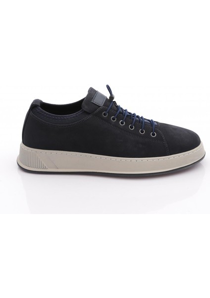 6641 Erkek Kalin Taban Bağcikli Sneaker Ayakkabi