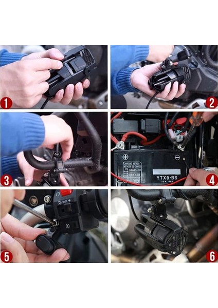 Shark Y 22W Çift Renkli Motosikelt Led Sis Farı modelleri