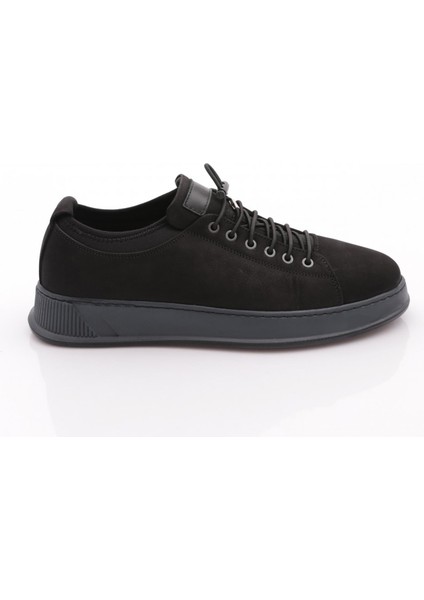 6641 Erkek Kalin Taban Bağcikli Sneaker Ayakkabi