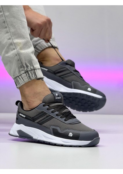 Mayback Erkek Ikiçizgi Bağcıklı Ortapedik Comfort Taban Yazlık Spor Ayakkabı