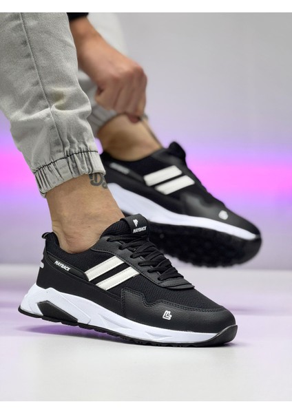 Mayback Erkek Ikiçizgi Bağcıklı Ortapedik Comfort Taban Yazlık Spor Ayakkabı