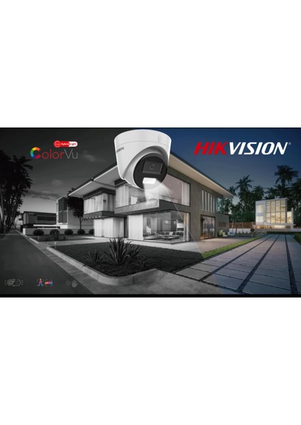 Hikvision 1 Kamerali Gece Renkli 4 Kanal 500GB HDD
