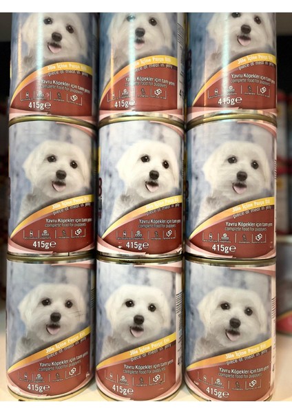 Kuzu Etli Yavru Köpek Konserve Ödül Maması 415GR*15