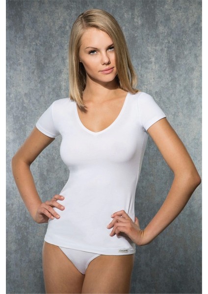 9380 Kısa Kollu Bayan T-Shirt