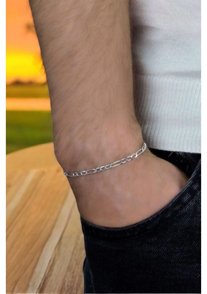 925 Ayar Gümüş Figaro Bileklik, 3 mm Gümüş Bileklik fiyatları