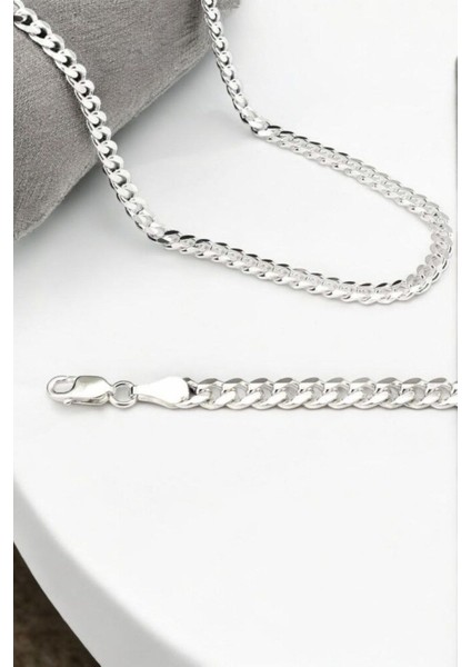 925 Ayar Gümüş 4.5 mm Gurmet Modeli Erkek Gümüş Bileklik modelleri