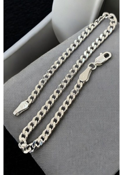 Evi 925 Ayar Gümüş 4 mm Gurmet Modeli Erkek Gümüş Bileklik fırsatları