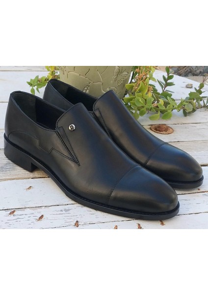 Pierre Cardin PCE-4633 Erkek Hakiki Deri Bağsız Klasik Ayakkabı