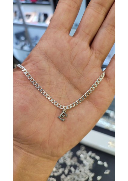 925 Ayar Gümüş 3.5 mm Gurmet Harfli Bileklik fırsatları