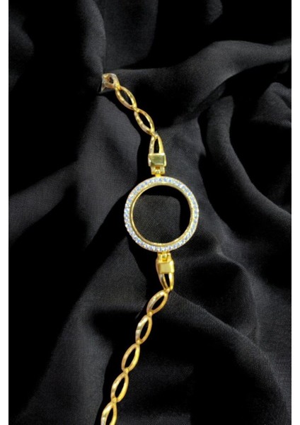 925 Ayar Gümüş Çeyrek Altın Için Gümüş Bileklik