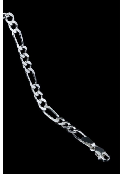 925 Ayar Gümüş Figaro Bileklik, 5 mm Gümüş Bileklik fırsatları