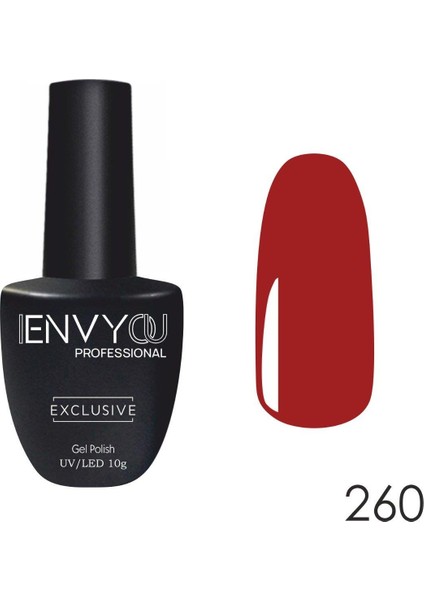 Kalıcı Oje Exclusive Koyu Kiremit Kırmızı 10GR NO:260