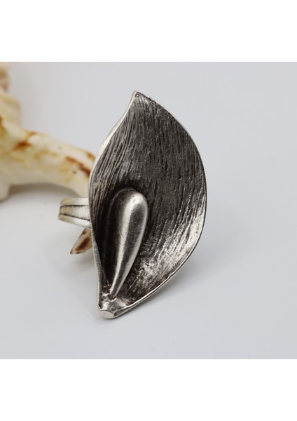 Gümüş Kaplama Lilyum Yüzük