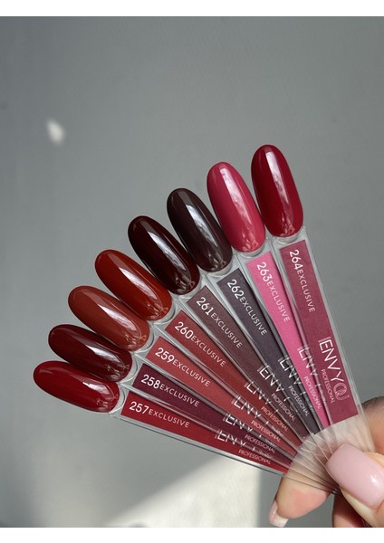 Kalıcı Oje Exclusive Koyu Menekşe Kırmızı 10GR NO:264 modelleri