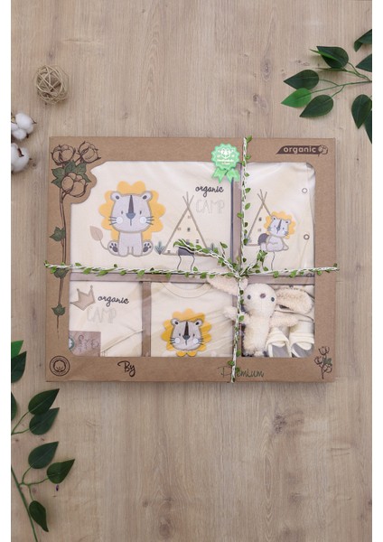 Kız Erkek Bebek Organik Natural Yenidoğan Oyun Arkadaşı 10 Lu Hastane Çıkışı Zıbın Seti STL6933 fiyatları