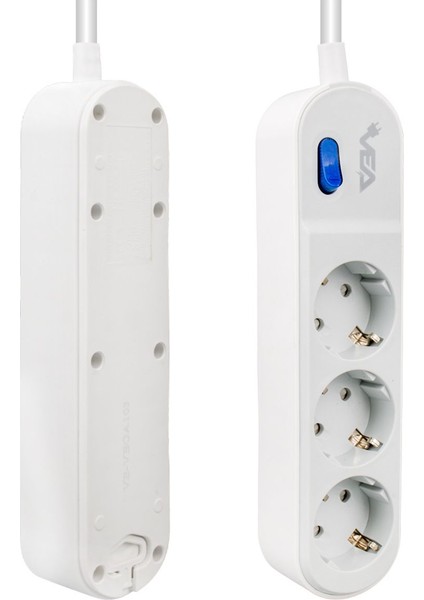 4mvsm VE-VEGA103 A Class 3lü Anahtarlı 1.5 Metre Shopzum Akım Korumalı Grup Priz (Made In Malays fiyatları